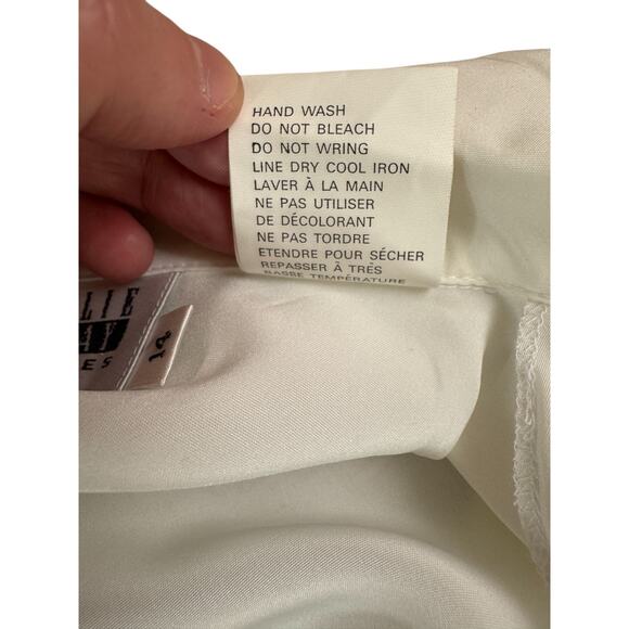 Leslie Fay VINTAGE 2-Piece Blazer & Romper Set Size 14 Blue Floral NWT - Picture 13 of 16